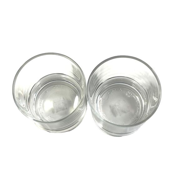 CROWN ROYAL floating crown on pillow 3D Hologram Rocks whiskey Glass set of 2 - Picture 6 of 16